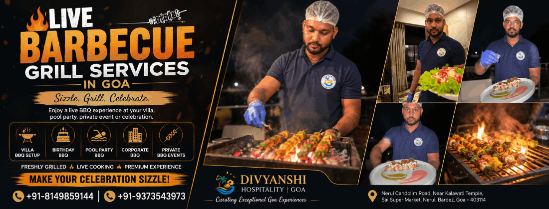 Live Barbecue Grill Services Goa