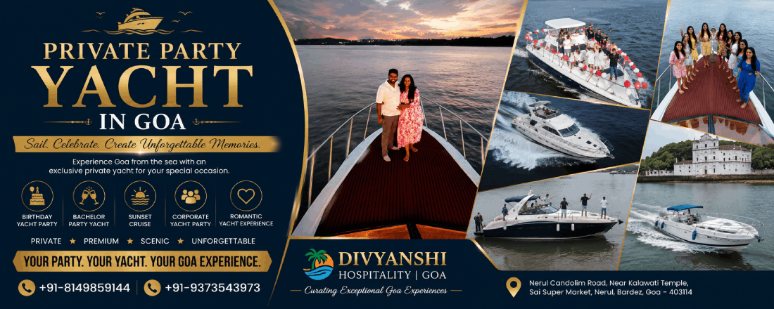Private Party Yacht Goa