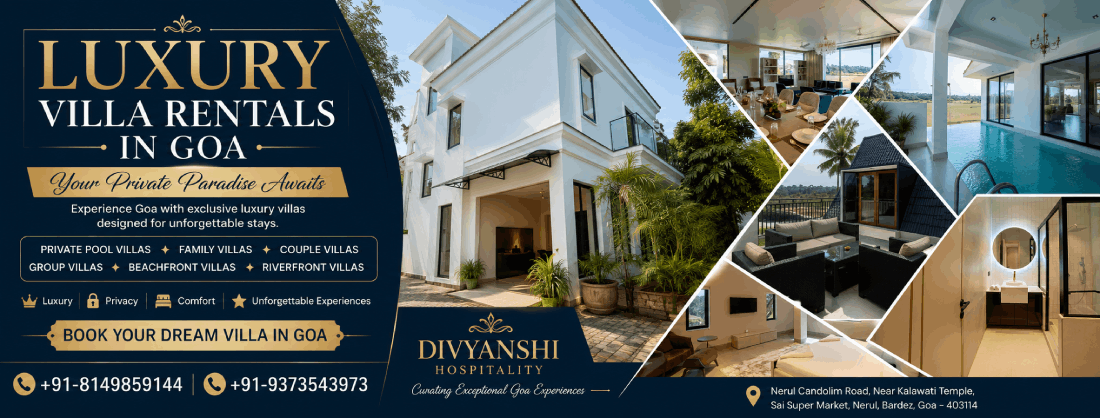 Luxury Villa Rentals Goa