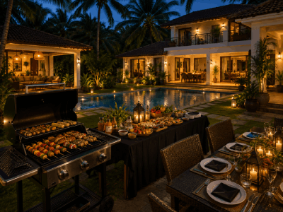 Villa BBQ Setup